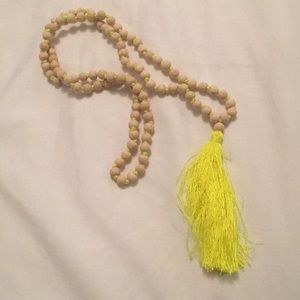 Furnish Studio Neon Tassel Necklace